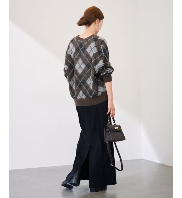 FRAMeWORK「アーガイルVネックカーディガン」|カーディガン|