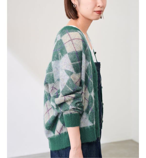 FRAMeWORK「アーガイルVネックカーディガン」|カーディガン|