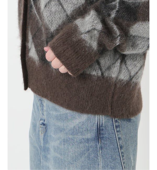 FRAMeWORK「アーガイルVネックカーディガン」|カーディガン|