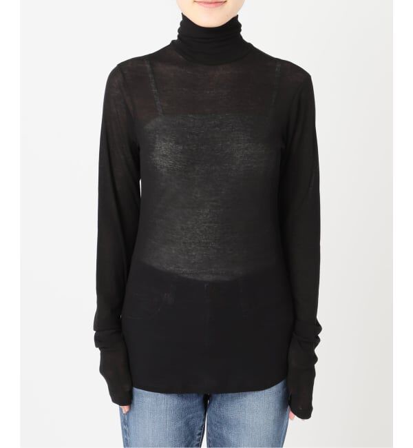 Spick and Span「《追加》シアーハイネックプルオーバー」|Tシャツ・カットソー|