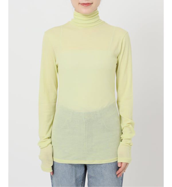 Spick and Span「《追加》シアーハイネックプルオーバー」|Tシャツ・カットソー|