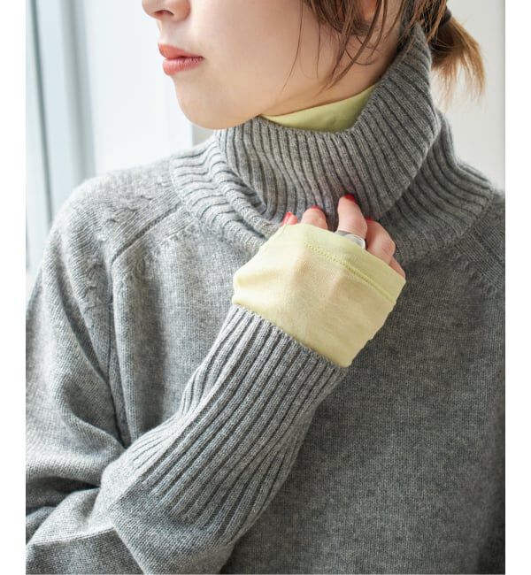 Spick and Span「《追加》シアーハイネックプルオーバー」|Tシャツ・カットソー|イエロー A