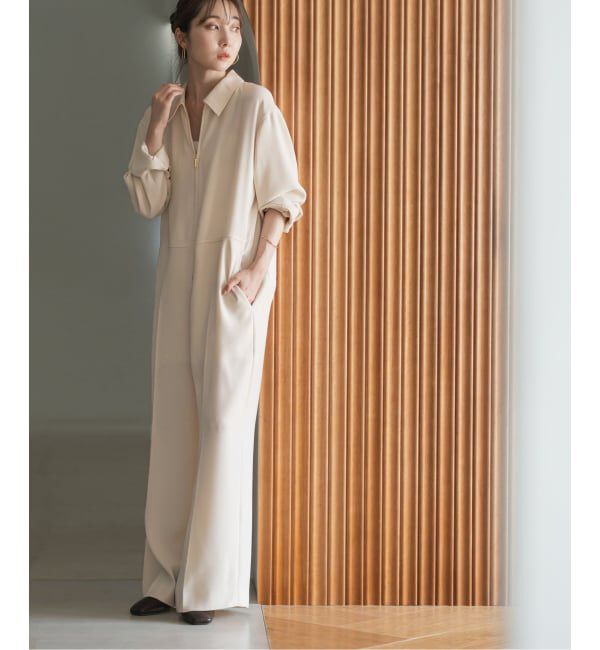 NOBLE「フロントZIPオールインワン」|オールインワン|