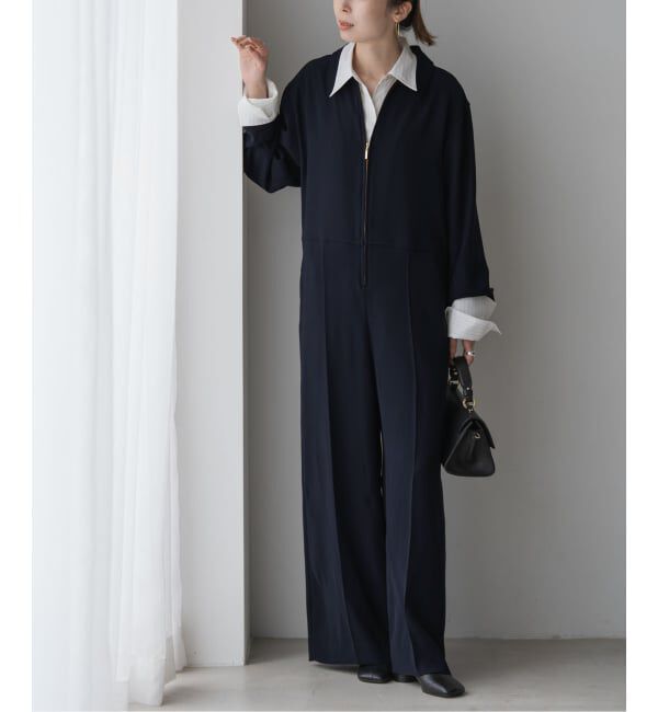 NOBLE「フロントZIPオールインワン」|オールインワン|