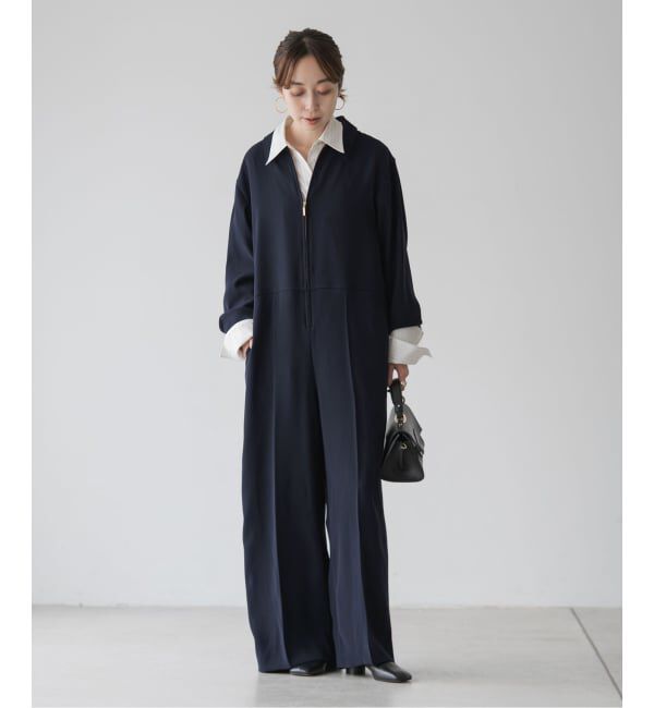 NOBLE「フロントZIPオールインワン」|オールインワン|