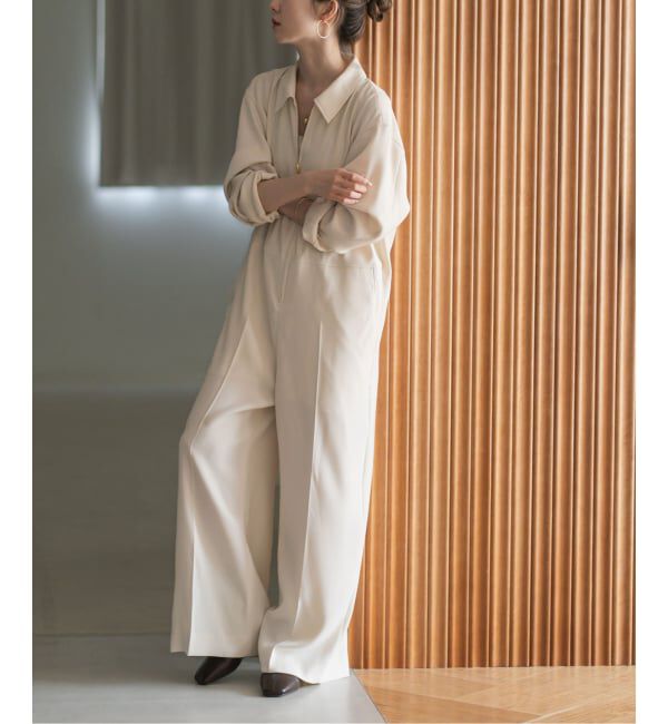 NOBLE「フロントZIPオールインワン」|オールインワン|