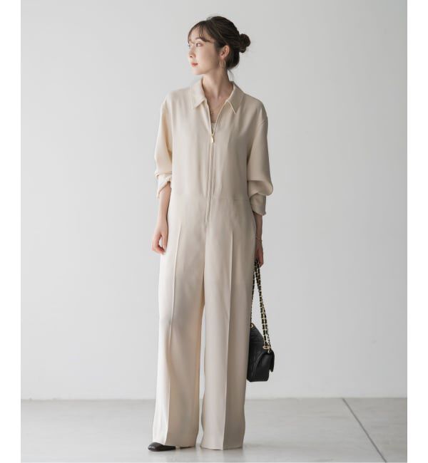 NOBLE「フロントZIPオールインワン」|オールインワン|