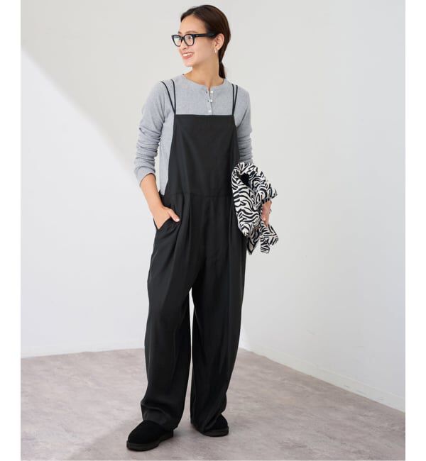 FRAMeWORK「≪追加≫キュプラツイルキャミサロペット 2」|オールインワン|