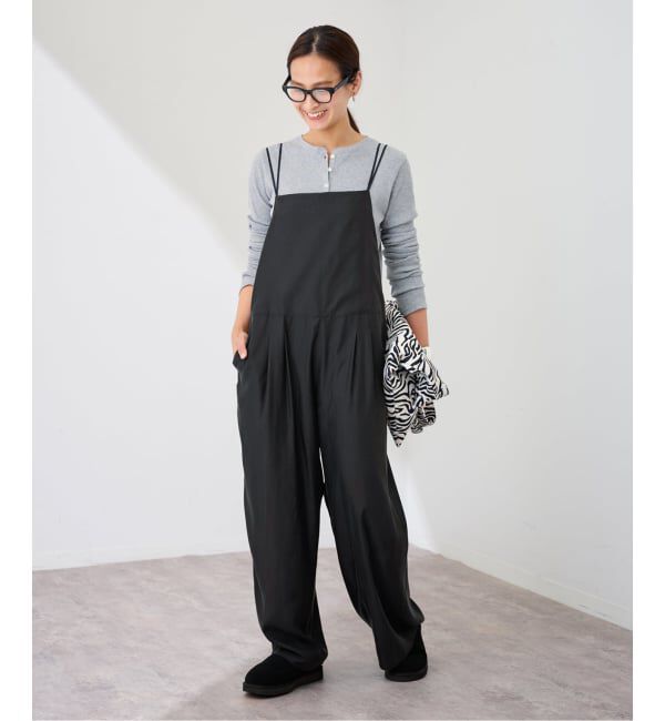 FRAMeWORK「≪追加≫キュプラツイルキャミサロペット 2」|オールインワン|