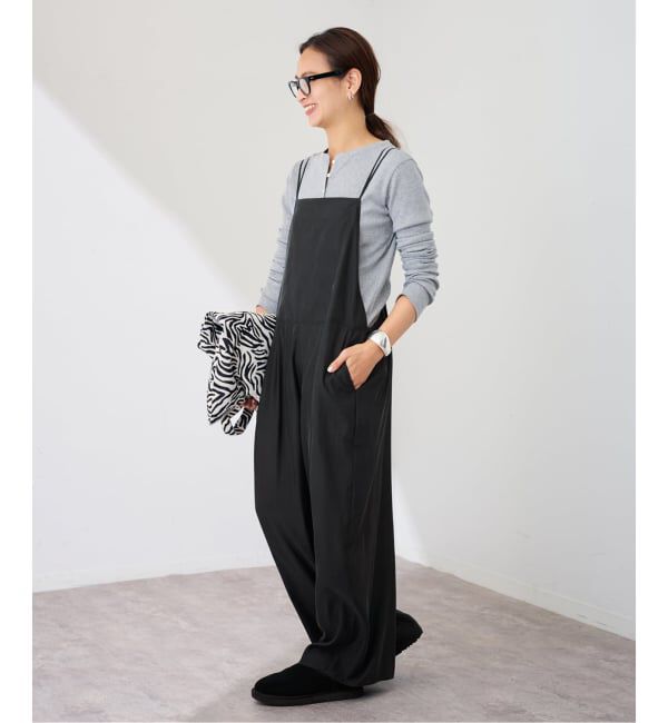 FRAMeWORK「≪追加≫キュプラツイルキャミサロペット 2」|オールインワン|