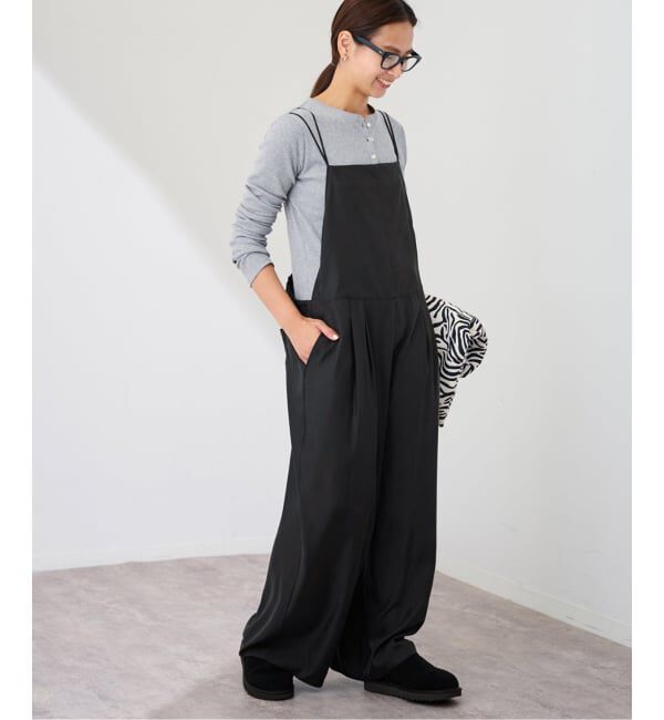 FRAMeWORK「≪追加≫キュプラツイルキャミサロペット 2」|オールインワン|