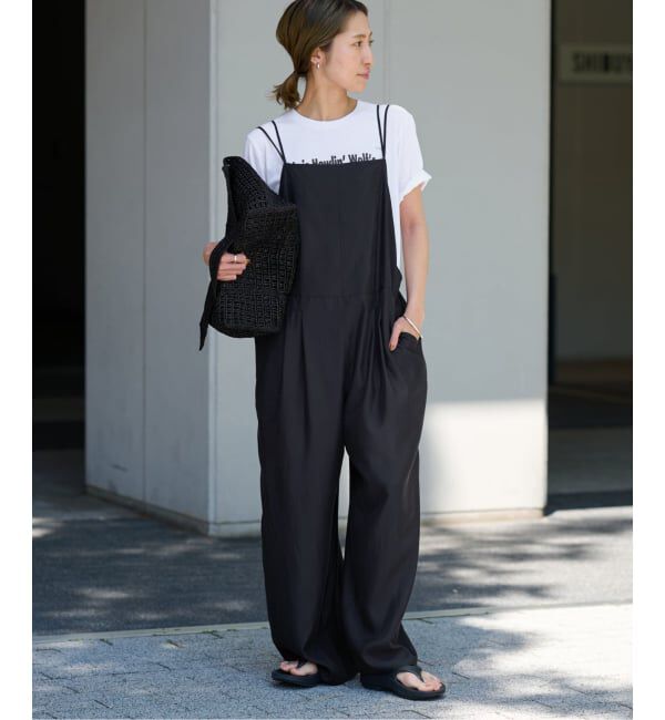 FRAMeWORK「≪追加≫キュプラツイルキャミサロペット 2」|オールインワン|