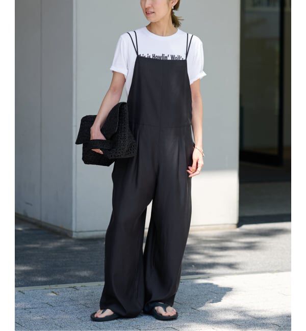 FRAMeWORK「≪追加≫キュプラツイルキャミサロペット 2」|オールインワン|