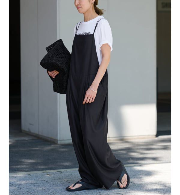 FRAMeWORK「≪追加≫キュプラツイルキャミサロペット 2」|オールインワン|