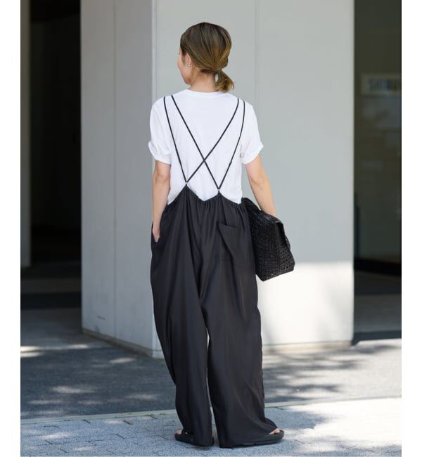 FRAMeWORK「≪追加≫キュプラツイルキャミサロペット 2」|オールインワン|