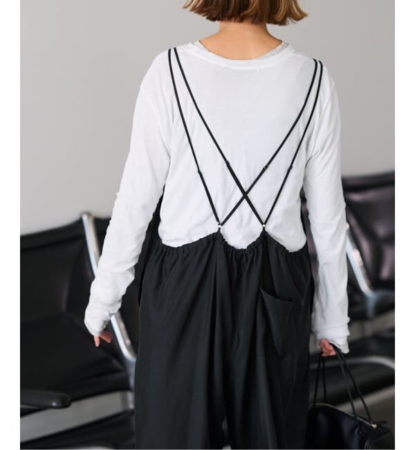 FRAMeWORK「≪追加≫キュプラツイルキャミサロペット 2」|オールインワン|