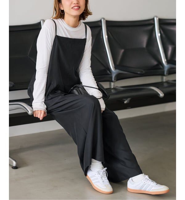 FRAMeWORK「≪追加≫キュプラツイルキャミサロペット 2」|オールインワン|