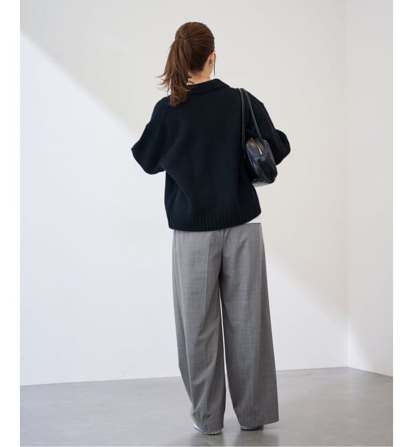 FRAMeWORK「≪追加≫ウォッシャブルTWタックワイドパンツ2」|スラックス|