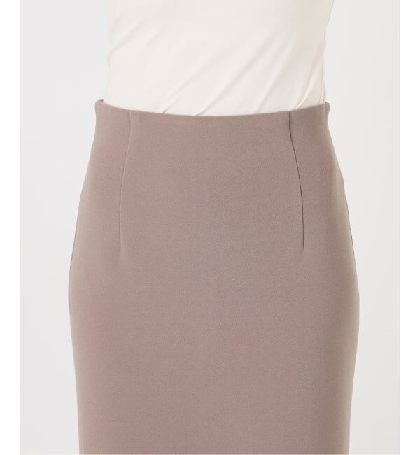 NOBLE「《追加》【洗える】コンフォートジャージーライクタイトスカート8」|スカート|