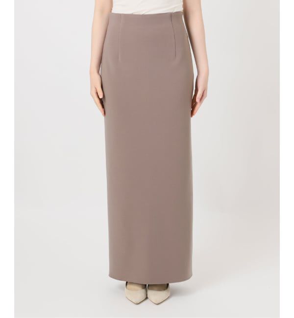 NOBLE「《追加》【洗える】コンフォートジャージーライクタイトスカート8」|スカート|