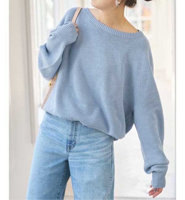 Spick and Span「《26SS 新作 》 ニュアンスコクーンバルキーニット」|ニット・セーター|