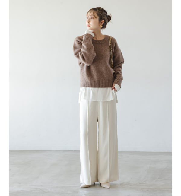 NOBLE「《追加》YAKクルーネックプルオーバー2」|ニット・セーター|