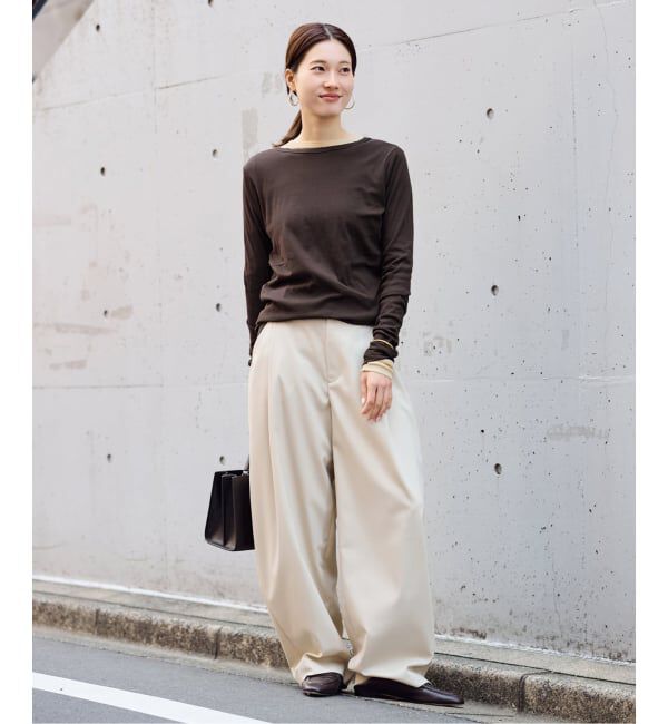 FRAMeWORK「コットンフライスダメージL/Tee」|Tシャツ・カットソー|