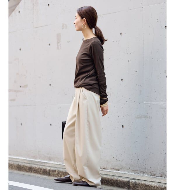 FRAMeWORK「コットンフライスダメージL/Tee」|Tシャツ・カットソー|