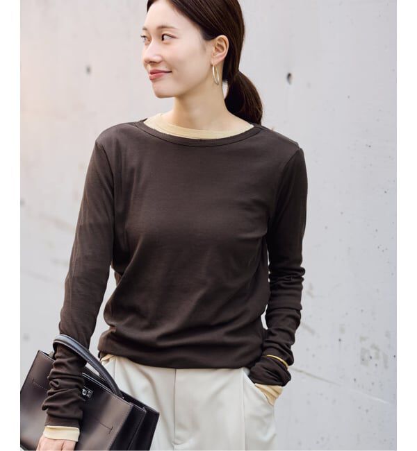 FRAMeWORK「コットンフライスダメージL/Tee」|Tシャツ・カットソー|