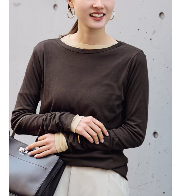 FRAMeWORK「コットンフライスダメージL/Tee」|Tシャツ・カットソー|