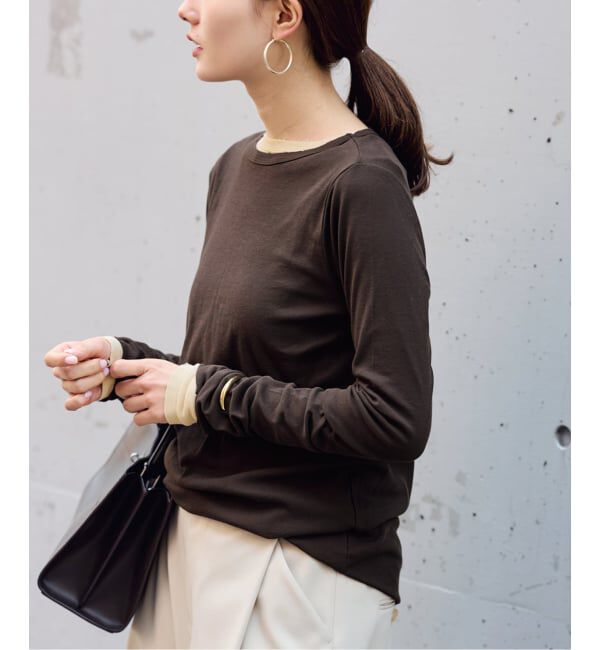 FRAMeWORK「コットンフライスダメージL/Tee」|Tシャツ・カットソー|