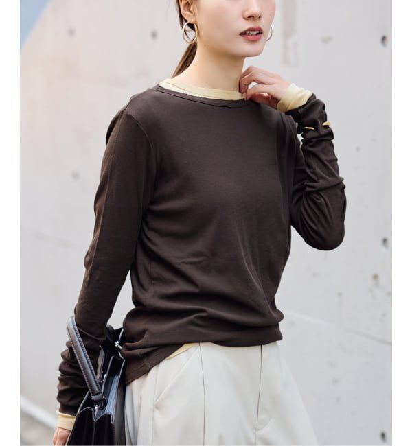 FRAMeWORK「コットンフライスダメージL/Tee」|Tシャツ・カットソー|