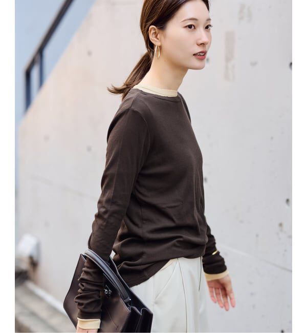 FRAMeWORK「コットンフライスダメージL/Tee」|Tシャツ・カットソー|