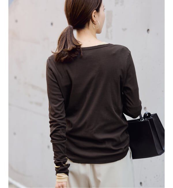 FRAMeWORK「コットンフライスダメージL/Tee」|Tシャツ・カットソー|