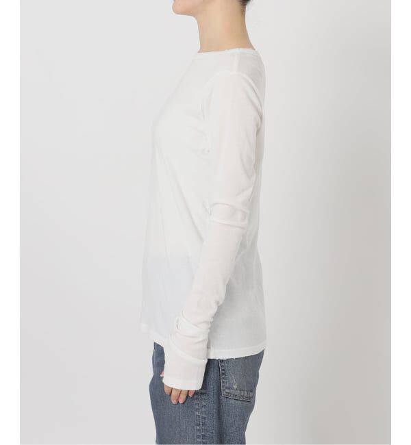 FRAMeWORK「コットンフライスダメージL/Tee」|Tシャツ・カットソー|