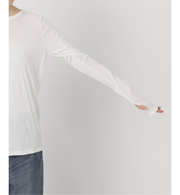 FRAMeWORK「コットンフライスダメージL/Tee」|Tシャツ・カットソー|