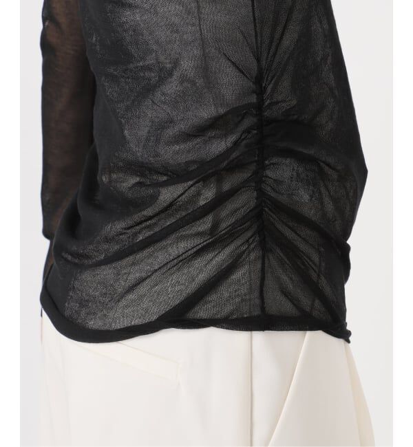 NOBLE「《予約》オフショルドレープニット」|ニット・セーター|