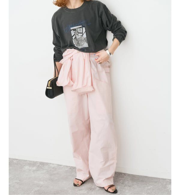 Spick and Span「コットンボイラースーツ」|オールインワン|ピンク