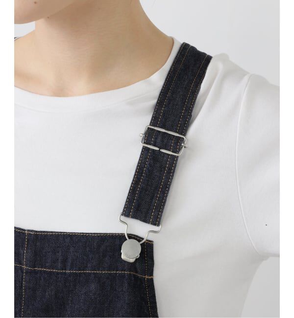  「【洗える】Munich/ミューニック スラブデニムサロペット」|オールインワン|