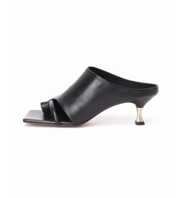 GRISE「《追加予約2》GRISE5cmレザースクエアソフトトング」|サンダル|