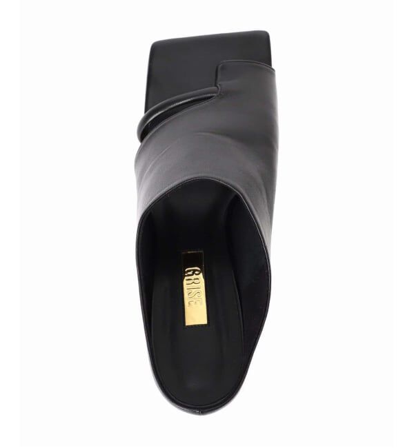 GRISE「《追加予約2》GRISE5cmレザースクエアソフトトング」|サンダル|