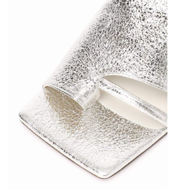 GRISE「《追加予約2》GRISE5cmレザースクエアソフトトング」|サンダル|