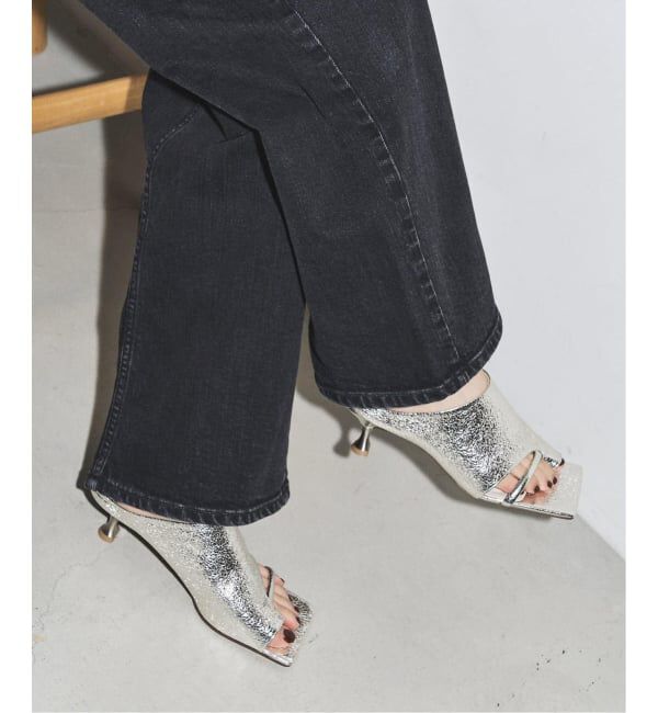 GRISE「《追加予約2》GRISE5cmレザースクエアソフトトング」|サンダル|