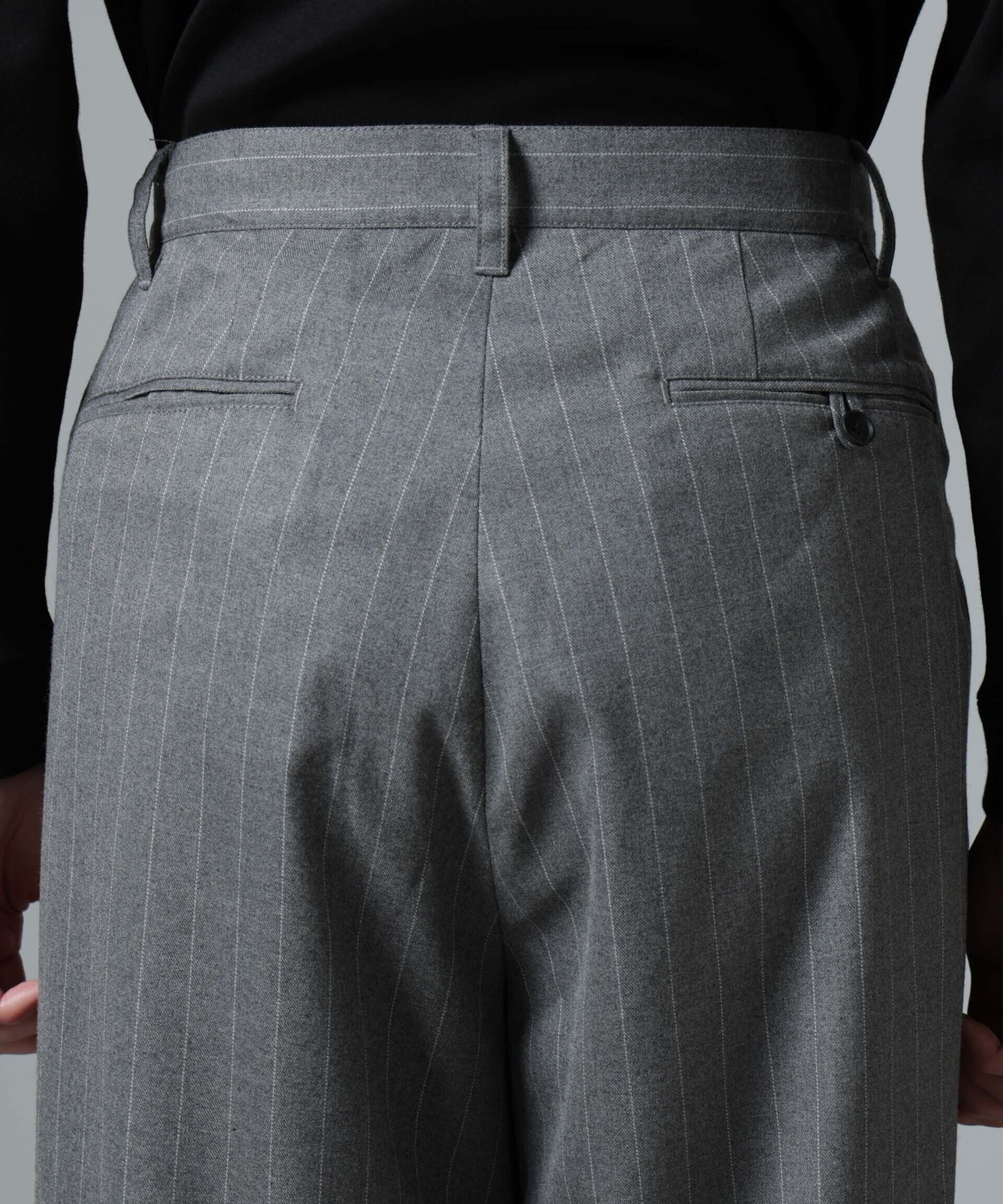 nano･universe「｢大人のﾜｲﾄﾞﾊﾟﾝﾂ｣ﾋﾟﾝｽﾄﾗｲﾌﾟﾌﾗﾝﾈﾙ2ﾀｯｸﾜｲﾄ」|チノ|