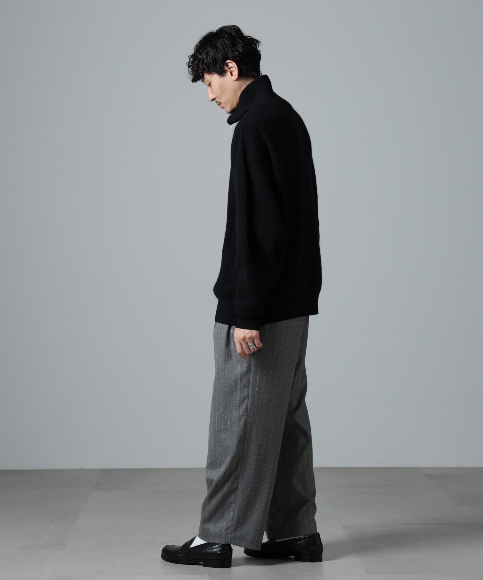 nano･universe「｢大人のﾜｲﾄﾞﾊﾟﾝﾂ｣ﾋﾟﾝｽﾄﾗｲﾌﾟﾌﾗﾝﾈﾙ2ﾀｯｸﾜｲﾄ」|チノ|