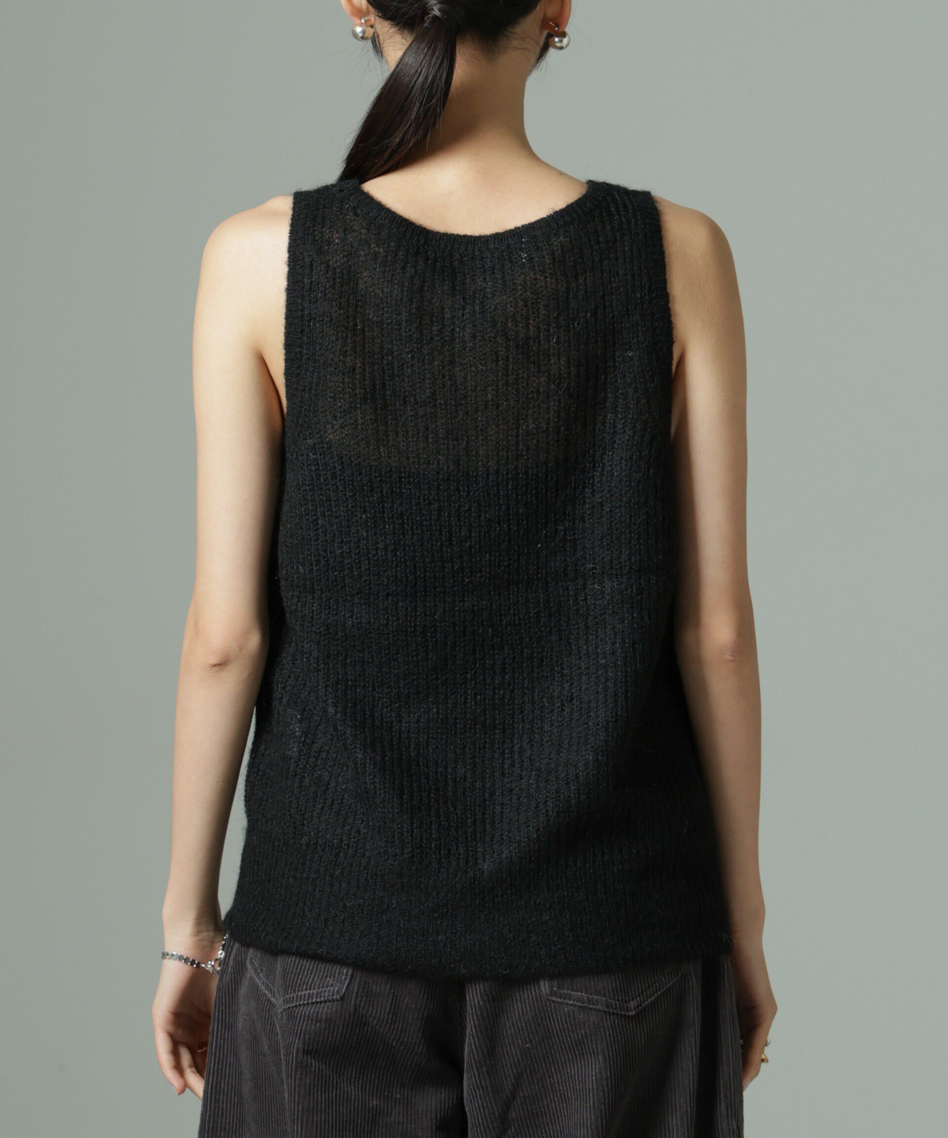 nano･universe「モヘヤ混タンクニットトップス(セットアップ可)」|ニット・セーター|