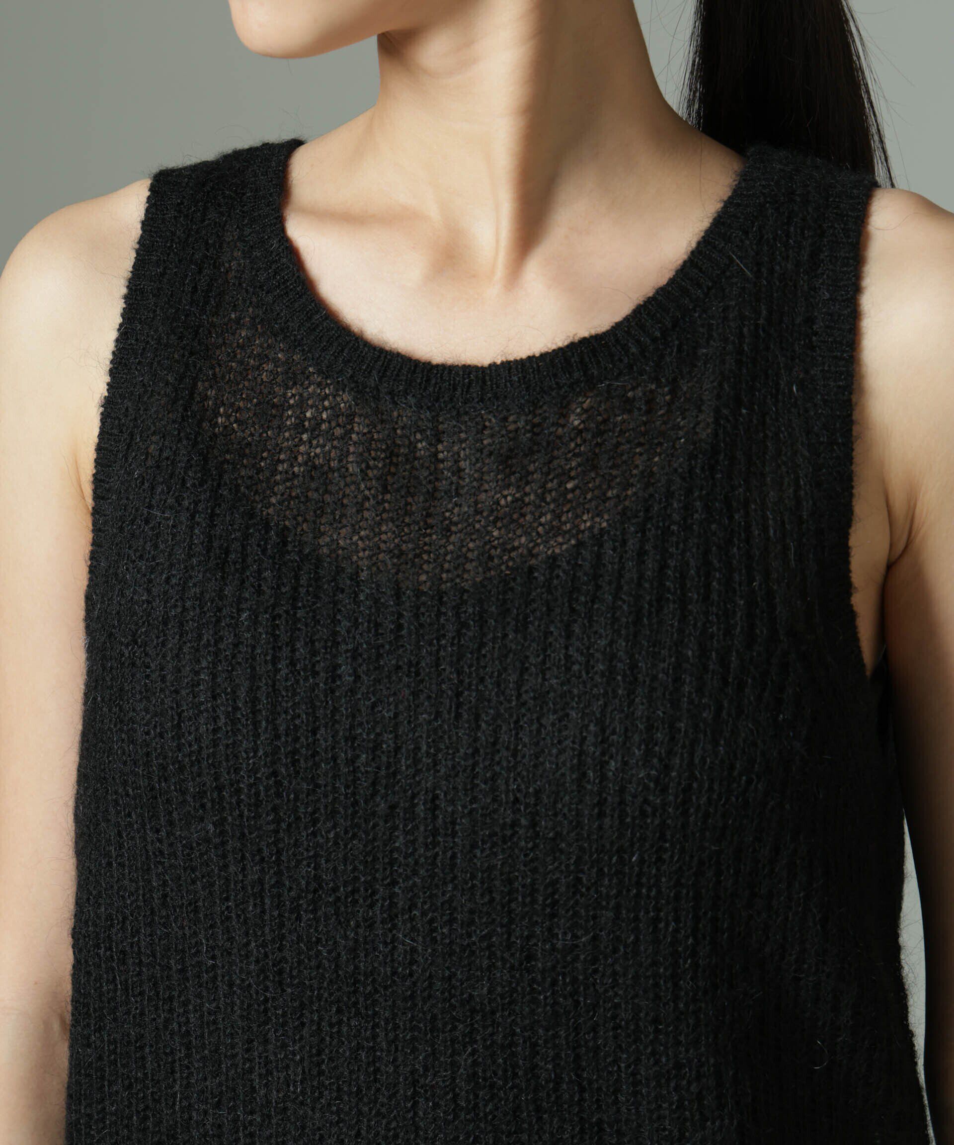 nano･universe「モヘヤ混タンクニットトップス(セットアップ可)」|ニット・セーター|