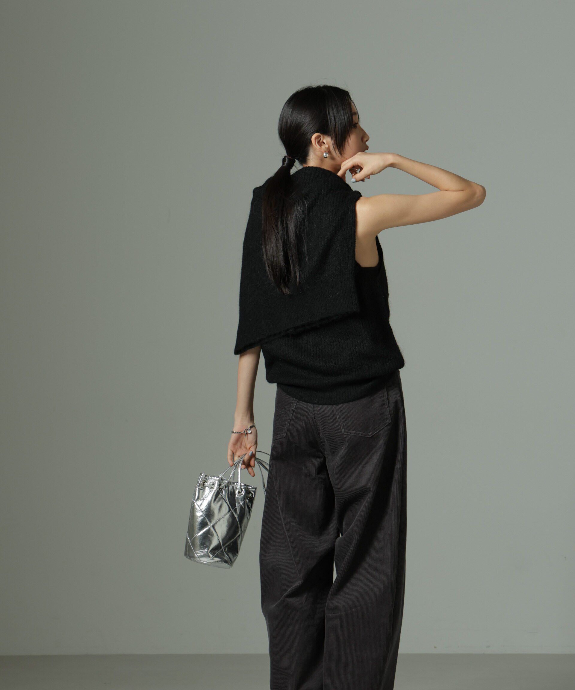 nano･universe「モヘヤ混タンクニットトップス(セットアップ可)」|ニット・セーター|