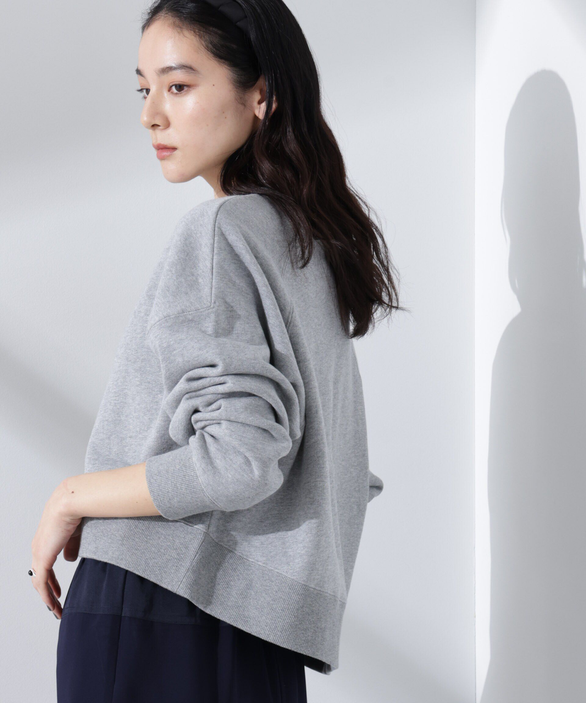 nano･universe「ワイドスリーブスウェットトップス」|Tシャツ・カットソー|