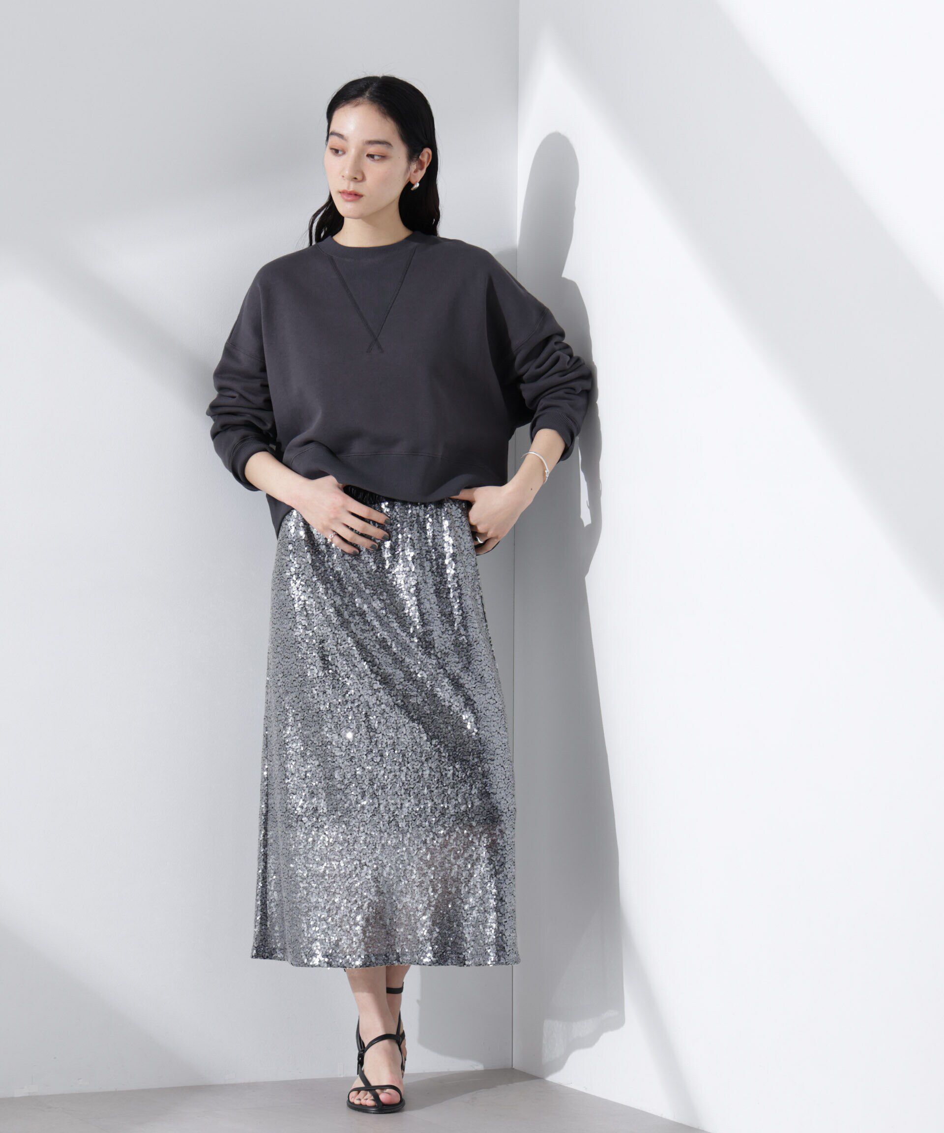 nano･universe「ワイドスリーブスウェットトップス」|Tシャツ・カットソー|